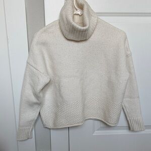 Madewell Soft Cream Turtleneck Sweater XXS/ XS